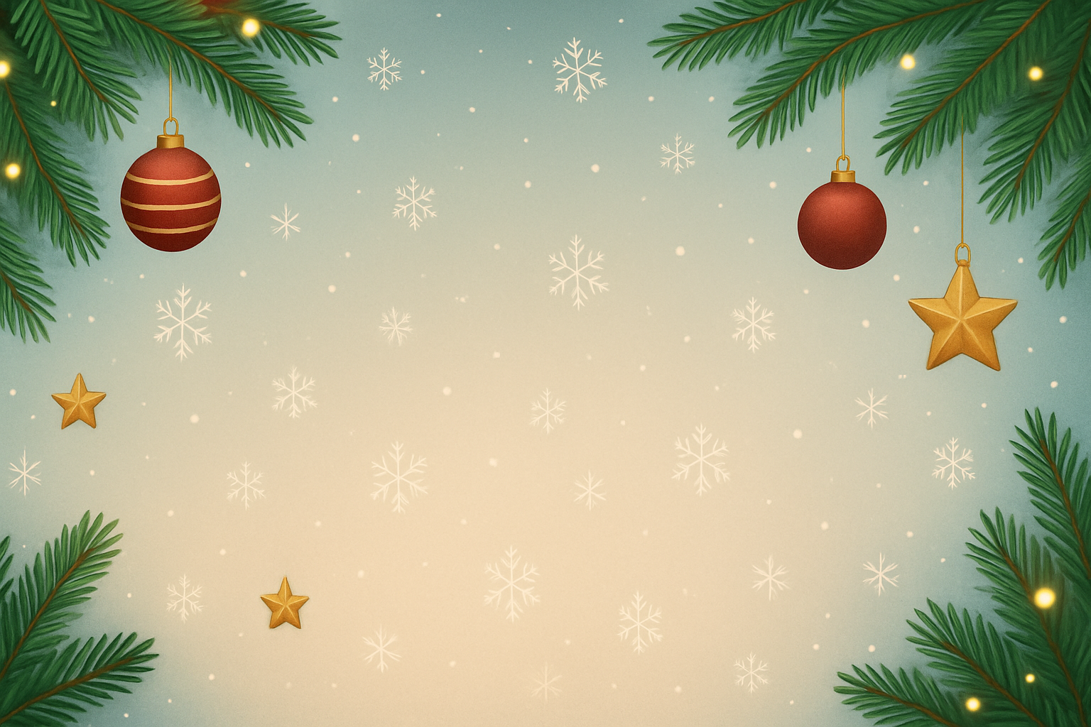 Christmas theme background for a sign language learning website