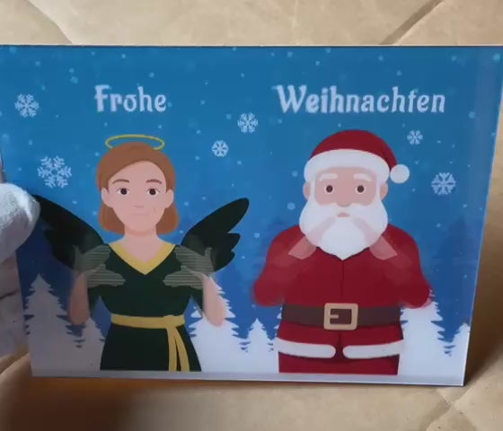 FlipSigns Aufkleber „Frohe Weihnachten“ - Spendenedition
